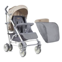 Коляска Bertoni S-200 ЧОХОЛ (grey / beige cities): Тип коляски коляска тростина