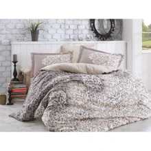 Комплект постільної білизни Hobby Exclusive Flannel Serenity фланель полуторний сірий (40264_1,5): Матеріал фланель