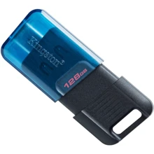 USB-флешка Kingston 128GB DataTraveler 80 M USB-C 3.2 Blue/Black (DT80M/128GB): Стандарт USB USB Type-C