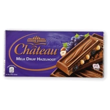 Шоколад Chateau Melk Druif Hazelnoot 200 г (DL288): Вага, г 200
