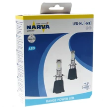 Лампи світлодіодні Narva 18005 H7 6000K X2 15,8W: Головне світло Дальнє світло, Ближнє світло