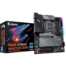 Gigabyte B660 Aorus Master DDR4: Оперативная память 4xDDR4 5333 МГц, до 128 ГБ