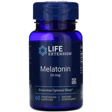 Life Extension Melatonin, 10 mg, 60 Vegetarian Capsulesb (LEX-33106): Форма выпуска Капсулы
