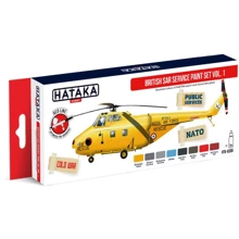 Набір фарб Hataka Hobby Британська пошуково-рятувальна служба ч. 1, 8 шт.: Виробник Hataka Hobby