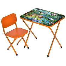 Столик детский Bambi M 5970-7 складной со стульчиком: Тип набор