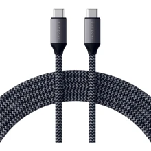 Кабель Satechi Cable USB-C to USB-C PD 100W 2m Space Grey (ST-TCC2M): Тип USB-C - USB-C