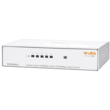 Сетевой коммутатор HP 1430-5G (R8R44A): Порты только Gigabit Ethernet (10/100/1000)