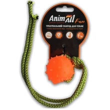 Куля з канатом AnimAll Fun 88182 8 см оранжевий: undefined undefined
