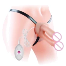 Двойной полый страпон с вибрацией LoveToy Vibrating Unisex Hollow Double Penetrator: Для кого Для мужчин