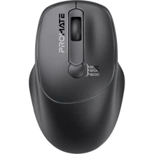 Мышь Promate UniGlide Wireless Black (uniglide.black): Интерфейс подключения Bluetooth, Wireless
