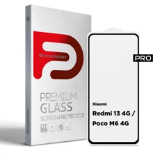 Аксессуар для смартфона ArmorStandart Tempered Glass Pro Black for Xiaomi Redmi 13 4G / Poco M6 4G (ARM78248): Совместимость Xiaomi Redmi 13 4G / Poco M6 4G