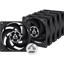 Кулер Arctic P8 PWM PST 5-Fan Pack Black (ACFAN00154A): Уровень шума, dB 23.4