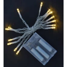 Электрогирлянда Yes! Fun, 15 LED лампочек, молочно-белая, 1,6 м: Тип Линейная