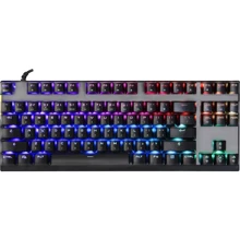 Клавиатура Motospeed K82 RGB USB ENG, UKR, RUS Outemu Blue (mtk82mb): Подключение проводное