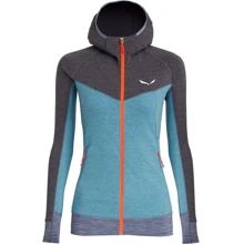 Флис женский Salewa PUEZ 2 DRY W L/S HOOD FZ TEE 27222 0911 - 44/38 - Green (013.002.5619): undefined undefined
