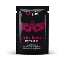Пробник Гель для стимуляции точки G Orgie She Spot Intimate Gel, 2 мл, тепло-холод, эффект вибрации: Форма выпуска Гель