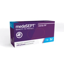 medaSEPT Nitrile PF 100: Вид рукавички непудровані