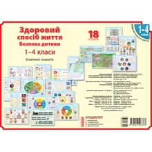 Здоровий спосіб життя. Безпека дитини. 1-4 класи. Плакати: Производитель Ранок