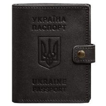 Обложка-портмоне на паспорт BlankNote 25.1 темно-коричневая (BN-OP-25-1-choko): Пол Унисекс