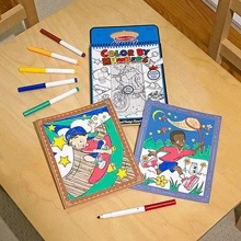 Melissa&doug Цветная раскраска по номерам - голубая (MD5378): Производитель Melissa&Doug