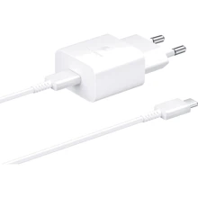 Зарядное устройство Samsung USB-C Wall Charger with Cable USB-C 15W White (EP-T1510XWEGRU): Особенности Быстрая зарядка, USB-C