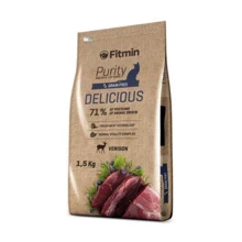 Корм для требовательных взрослых кошек Fitmin cat Purity Delicious из тщательно подобранных ингредиентов (дичь) 1.5 кг (ф3593): Тип Сухой корм