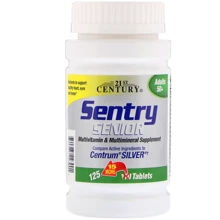 21st Century Sentry Senior, Multivitamin & Mineral Supplement, Adults 50+, 100Tablets: Тип мультивітаміни