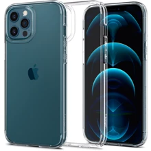 Чехол для iPhone Spigen Crystal Hybrid Crystal Clear (ACS01476) for iPhone 12 Pro Max: Цвет прозрачный