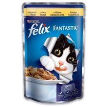 Влажный корм для котов Felix Fantastic с курицей в желе 100 г (7613034442031): Тип Влажный корм
