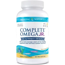 Nordic Naturals Ultimate Omega Junior 500 mg 90 Chewable Soft Gels Риб'ячий жир для підлітків c лимонним смаком: Тип Омега 3