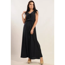Платье Ри Мари Мира-Макси ПЛ 10.1-99/17 42 темно-синее повседневное длинное макси: Состав Полиэстер