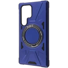 Чехол для телефонов WAVE Iron Grip with Magnetic Ring Blue for Samsung S938 Galaxy S25 Ultra: Совместимость Samsung S938 Galaxy S25 Ultra