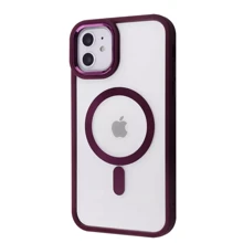 Чохол для iPhone WAVE Ardor Case with MagSafe Bordo для iPhone 11: Колір бордовый
