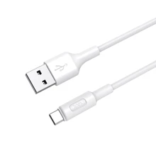 Кабель Hoco USB Cable to USB-C X25 2A 1m White: Тип USB Cable - USB-C