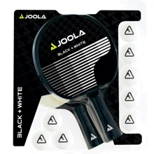 Набор для настольного тенниса Набор для настольного тенниса Joola Black White 2 Bats 8 Balls (54817): undefined undefined