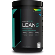 Жиросжигатель Rule 1 Lean5 336 g /60 servings/ Blue Razz Lemonade: Пол Унисекс
