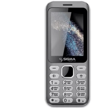 Мобильный телефон Sigma mobile X-Style 33 Steel Grey (UA UCRF): Дисплей 2.8'' LCD 240x320 dpi