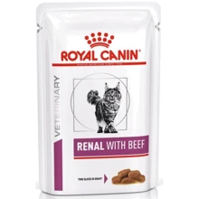 Влажный корм для котов Royal Canin Renal Feline Beef Pouches при почечной недостаточности со вкусом говядины 85 г (40310019): Тип Влажный корм
