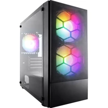 Корпус 1STPLAYER X4-M-2F1P-1F1-BK: Форм-фактор материнської плати ATX/MicroATX