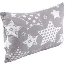 Подушка Руно Grey Star бязь на молнии 50х70 см (310.02СМУ_Grey Star): Размер, см 50x70