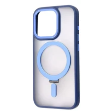 Чехол для iPhone WAVE Premium Attraction Case with Magnetic Ring Blue for iPhone 15 Pro Max: Цвет синий