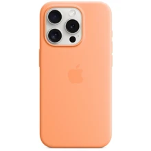 Чехол для iPhone Apple for iPhone 15 Pro Silicone Case with MagSafe Orange Sorbet (MT1H3) : Цвет оранжевый