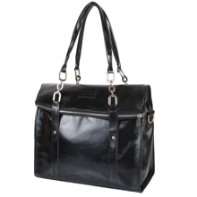 Женская сумка тоут Laskara черная (LK10201-black): Пол Женский