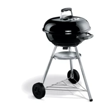Гриль угольный WEBER Compact Kettle, 47см, черный 1221004: Размер 54x53x88 см