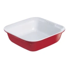Жаропрочное стекло Форма Pyrex Impressions IC5SR24 квадр.красн. (240x240мм): undefined undefined