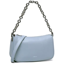 Женская сумка через плечо Furla Moon S Shoulder голубая (WB00356AX0733AR300): Пол Женский