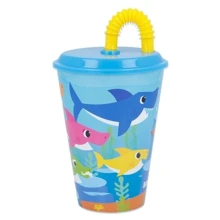 Склянка Stor Baby Shark Easy Sport Tumbler 430 ml (Stor-13530): Тип Стакан