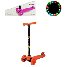 Самокат четырехколесный Scooter оранжевый (SC20113): Количество колес 4