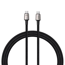 Кабель Baseus Cable USB-C to USB-C Zinc Magnetic 1.2m Black (CATXC-K01): Тип USB-C - USB-C