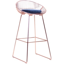 Стул барный AMF Chik, rose gold, royal blue (545681): Производитель AMF